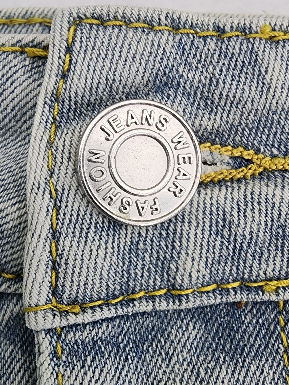 Boho Fringe Embroidered Denim Midi Skirt Western Festival Size S - Picture 9 of 12